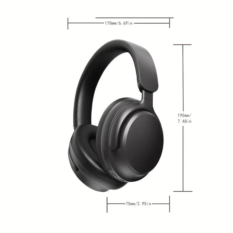 Over-Ear Wireless Headphones 40H Playtime Foldable with Mic