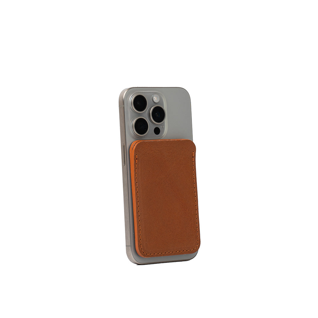 Leather Wallet compatible with MagSafe - The Minimalist