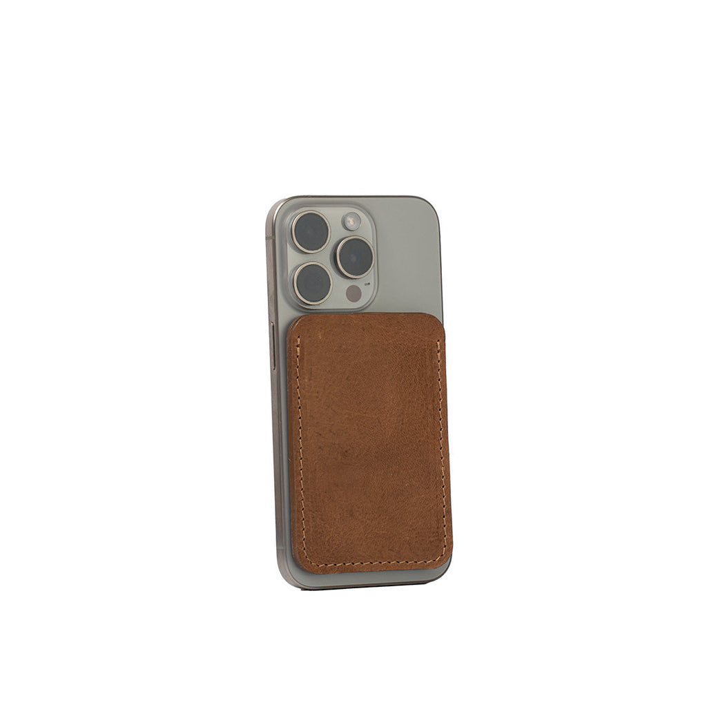 Leather Wallet compatible with MagSafe - The Minimalist