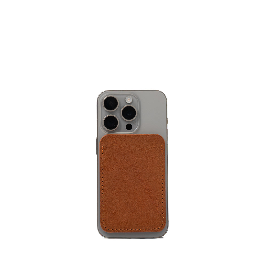 Leather Wallet compatible with MagSafe - The Minimalist
