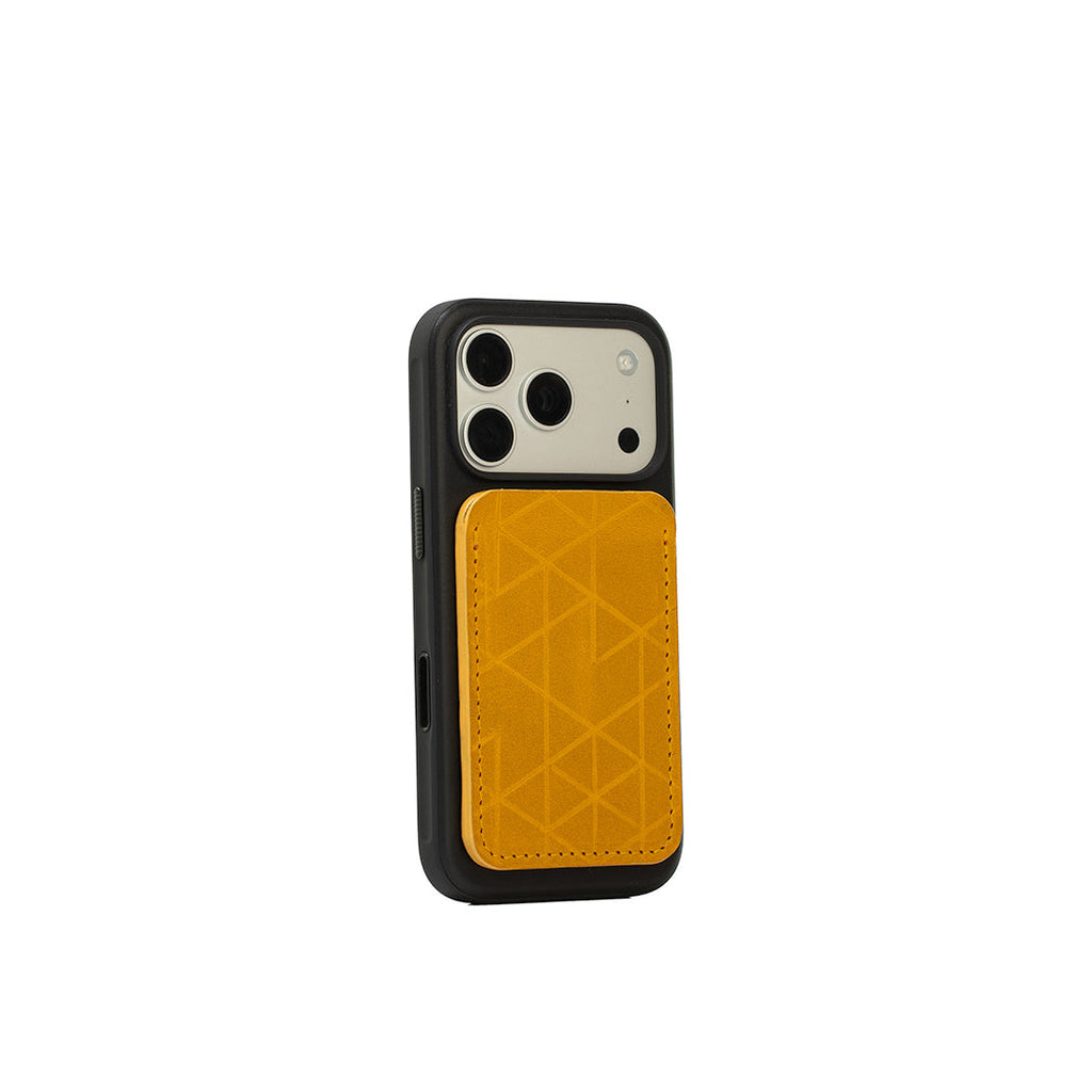 Leather Wallet compatible with MagSafe - The Minimalist (Vectors)