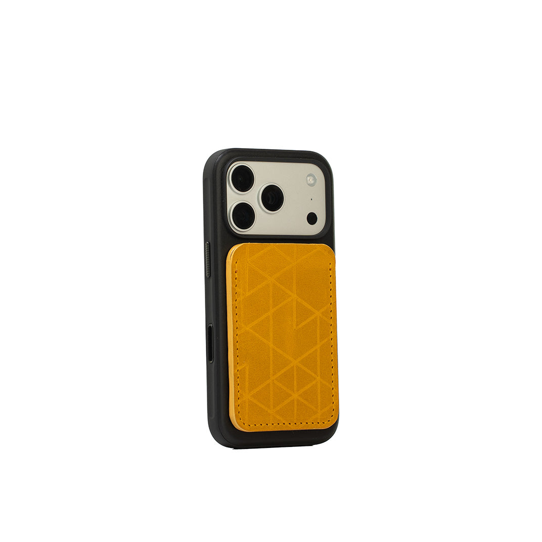 Leather Wallet compatible with MagSafe - The Minimalist (Vectors)