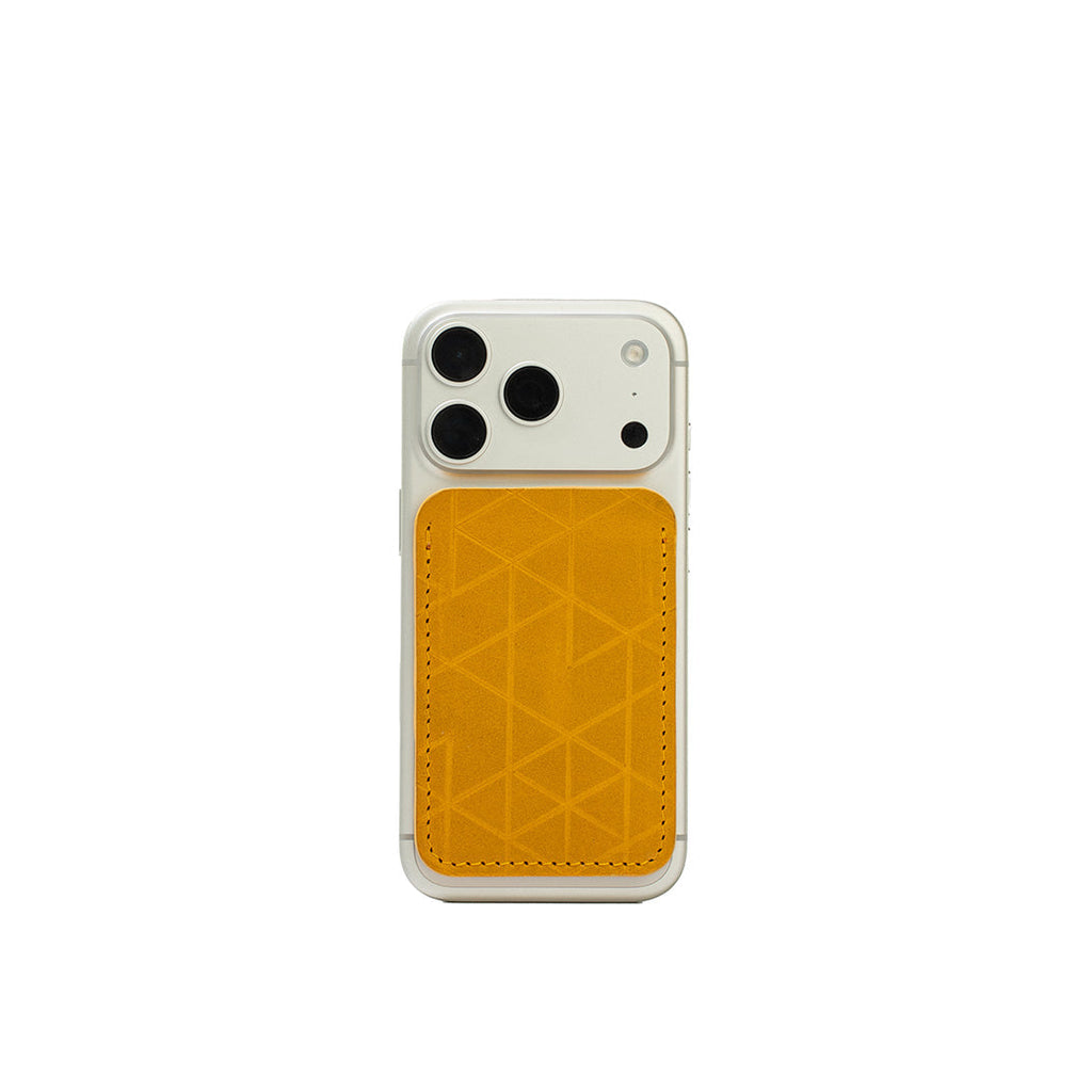 Leather Wallet compatible with MagSafe - The Minimalist (Vectors)