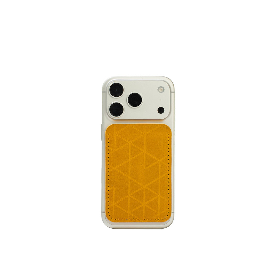 Leather Wallet compatible with MagSafe - The Minimalist (Vectors)